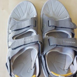 Merrell  Gray Adjustable Fit Slip On Outdoor Sandals Shoes Men's, Size 12